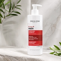 Shampoo fortifiant OEM/ODM avec niacinamide et vitamine E, shampooing volumisant et fortifiant pour réduire les frisottis et la casse des cheveux, 400 ml