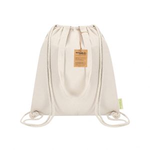 Nueva Bolsa de Lona Promocional con Cordón, Diseño Serigrafiado, 140g/m2 Algodón con Interior Reforzado de Aluminio - Product Image 5