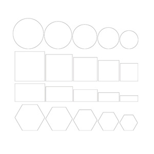 Hình Học Cơ Bản Cookie Cutter Vòng Vuông Vòm Fondant Hình Dạng Cắt Khuôn Set DIY <span class=keywords><strong>Baking</strong></span> Công Cụ - Product Image 5