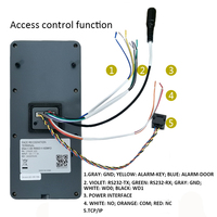RJ45 & WIFI erişim kontrolü zaman katılım terminali bulut yüz tanıma yüz zaman kaydı için ücretsiz yazılım SDK ile