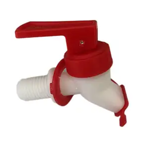 Tubos plásticos do torneira água da torneira da cor branca vermelha para o uso do tanque água