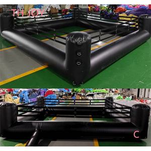Schneller Versand, Interaktiver Aufblasbarer Boxring für Draußen, Maßgefertigte Kommerzielle Aufblasbare Wrestling-Ring-Spiele - Product Image 2