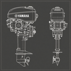 <span class=keywords><strong>Moteur</strong></span> hors-bord <span class=keywords><strong>Yamaha</strong></span> 15HP 2 temps-Puissant pour bateaux de loisirs/bateaux de pêche Heavy-Duty & Easy Maintenance - Product Image 4