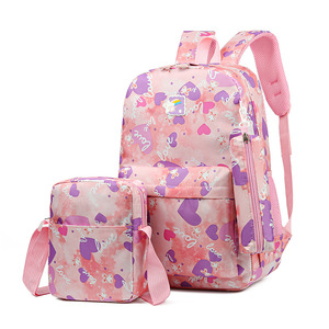 Mode 3 en <span class=keywords><strong>1</strong></span> sacs à dos scolaires 3 pièces <span class=keywords><strong>étudiant</strong></span>s sac d'école ensemble sac à dos avec sac de messager et étui à crayons - Product Image 6