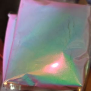 오로라 화이트 슈퍼 카멜레온 안료 슈퍼 시프트 오팔 무지개 빛깔의 색상 시프트 자동차 페인트 안료 분말 - Product Image 4