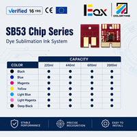 SB53 Auto Reset Chip voor Mimaki CJV150 CJV300 JV5 JV33 Sublimatieprinters 220ml 440ml 600ml 2000ml ARC Bulk Ink Chip Leverancier
