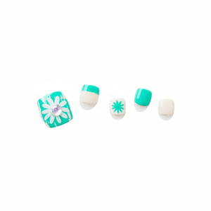 Tita Professional - 14 Uñas Postizas Transparentes para Pedicura, Aspecto Natural, Suministros para Arte de Uñas, Uñas a Presión, Corea del Sur - Product Image 2
