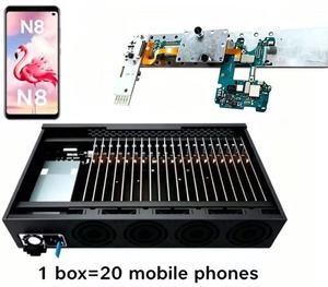 กล่องฟาร์มโทรศัพท์มือถือ N8 สำหรับฟาร์มบอทส์โทรศัพท์มือถือ กล่องฟาร์มบอทส์พร้อมแผงโทรศัพท์มือถือ - Product Image 1