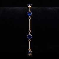 Bracelets tendance en or plaqué or 18 carats en acier inoxydable avec zircon, faits à la main, style bohème, pour femmes, bijoux de mode