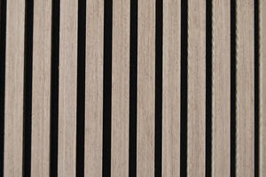 Panneau acoustique en bois Akupanel moderne, panneau décoratif insonorisant avec support en <span class=keywords><strong>feutre</strong></span> PET, panneaux à lattes pour murs et plafonds intérieurs - Product Image 6