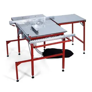 MANRUN-Sierra de mesa deslizante de precisión multifuncional, máquina automática de corte de madera para paneles de muebles