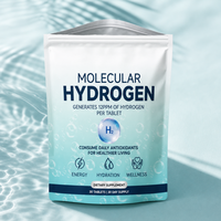 Tabletas Generadoras de Hidrógeno Molecular de Alta Potencia OEM 12PPM, Impulso Diario de Antioxidantes para Energía, Claridad Mental y Recuperación