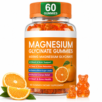 Permen Kunyah Magnesium Glycinate Penyerapan Tinggi Label Pribadi OEM, Mendukung Tidur, Mengurangi Stres & Relaksasi Otot untuk Dewasa, Tanpa Gula