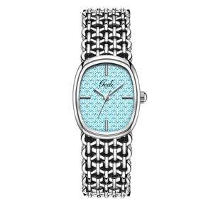High End Oval <b>Ladies</b> <b>Watch</b> Chic <b>Bracelet</b> Design Retro Quartz Timepiece OEM/ODM Custom <b>Watch</b> - Product Image 2