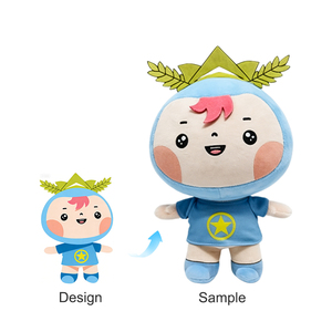 Juguete de Peluche Personalizado al por Mayor, Lindo y Súper Suave, con Relleno de Algodón PP, para Cumpleaños - Product Image 2