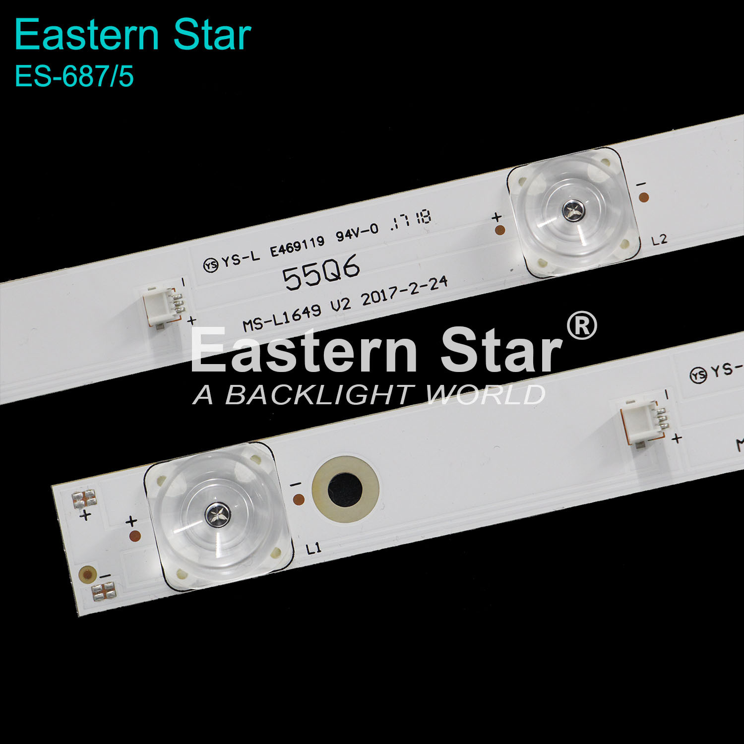 Tira De LED Para TV Panasonic TX-39A300B, JVC, Finlux – VES390UNDA-2D-N02/N03 – Juego Tipo A + B