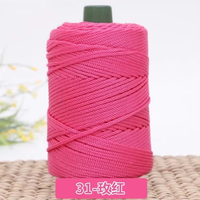 Benang Polyester 3mm, Benang Nylon Es, Tali untuk Merajut Pakaian, Tas, Sepatu, Topi, Harga Pabrik
