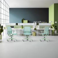 Vaseat Chaise de bureau ergonomique moderne en maille, pivotante, pour ordinateur et salle d'attente, vente en gros, Sillas De Oficina