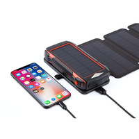 Chargeur de batterie de téléphone portable solaire pliable étanche Trend 24000mAh USB, panneaux solaires, énergie solaire pour la randonnée, micro USB