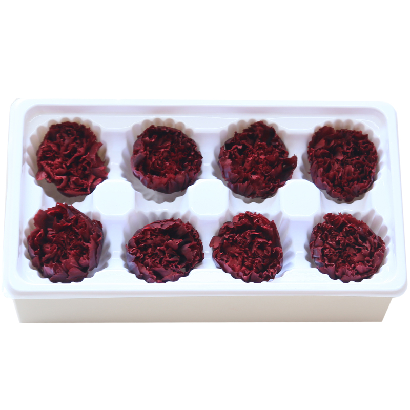 4 ~ 5 см голова Юньнань 2020 оптовая продажа высокое качество консервированные розы цветок в коробке искусственные цветочные головки консервированные цветы гвоздики