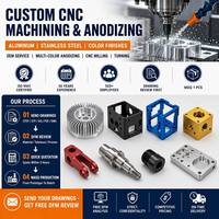 Service de fraisage CNC de précision pour pièces miniatures en aluminium et acier inoxydable