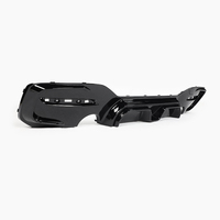 Difusor de Parachoques Trasero Estilo M Sport CS en Negro Brillante ABS para BMW F20 2015 2018