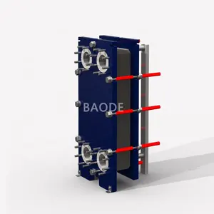 BH100 Replaceable Gasket Plate And Frame Heat Exchanger