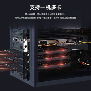 การ์ดจับภาพวิดีโอ Chuangshizhixing 8004PRO 4 ช่อง HDMI แบบ PCIe สำหรับการสตรีมสดเกม - Product Image 4