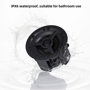 Cloudyx CS-7 Hi-Fi Inalámbrico para Altavoz de <span class=keywords><strong>Techo</strong></span> 5.4 |   Conexión WiFi de Doble Banda, Emparejamiento Maestro-Esclavo, Resistente al Agua IPX6, Salida de 60W, para el Hogar - Product Image 3