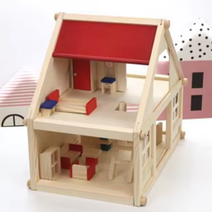 บ้าน<span class=keywords><strong>ไม้</strong></span>เด็กเล่น DIY บ้านตุ๊กตา<span class=keywords><strong>สอง</strong></span><span class=keywords><strong>ชั้น</strong></span>ขนาดเล็ก พร้อมชุดเฟอร์นิเจอร์จิ๋ว - Product Image 4