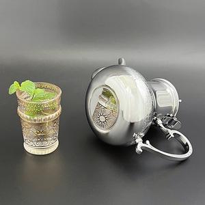 <span class=keywords><strong>Théière</strong></span> <span class=keywords><strong>marocaine</strong></span> moderne bouilloire de restaurant gravée arabe petite chaudière à eau en métal pour camping maroc <span class=keywords><strong>théière</strong></span> - Product Image 4