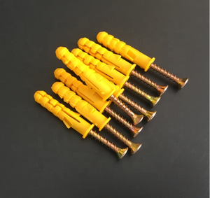 De plástico de expansión tubo autorroscante los anclajes de pared de madera tapones de plástico de expansión con tornillo de Metal kit de - Product Image 6