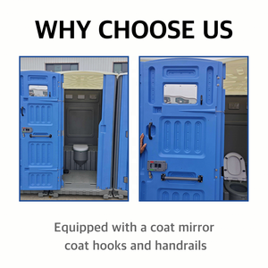 Unité <span class=keywords><strong>Sanitaire</strong></span> Mobile <span class=keywords><strong>de</strong></span> Luxe Prête à l'Expédition, Toilettes Doubles Portables en HDPE pour <span class=keywords><strong>Chantier</strong></span> - Product Image 5