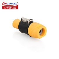 Conector de Alimentación IP68 Resistente al Agua, Entrada de 20A, 12V CC, Conectores Rápidos de 3 Pines, Macho XLR CNLINKO, Hembra Redonda USB de 4 y 6 Pines, Soldadura 4p 500V