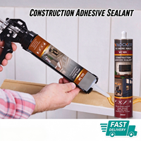 Colle marron haute adhérence sans clouage pour collage et remplissage de joints pour la décoration intérieure et extérieure, marque privée OEM