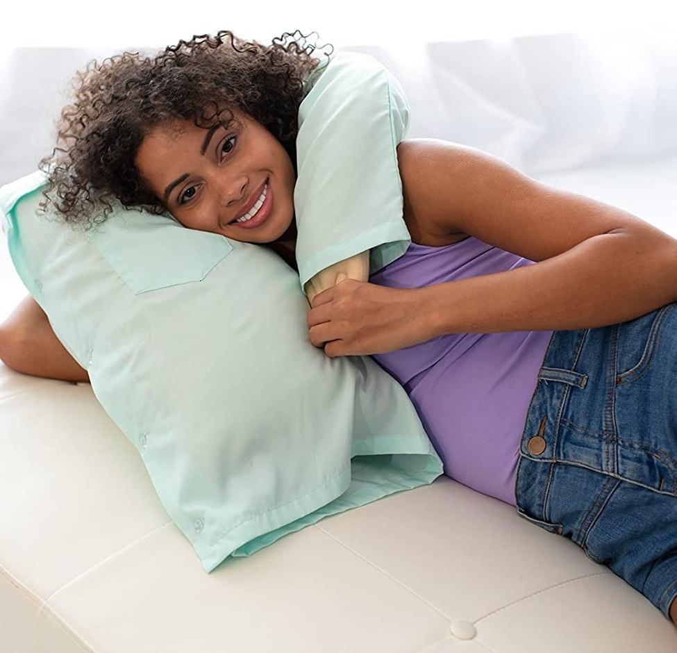 oversized boyfriend pillow