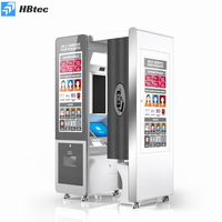 Photomaton en libre-service, grand photomaton, imprimante rapide, machine photomaton automatique, station SDK, résolution 1920x1080, 128 Go