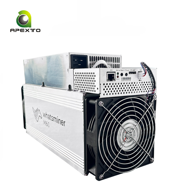Whatminer M60S BTC ASIC Miner With Power Supply 172TH/s 170T High Profit Bitcoin Mining Rig Microbt New Stock