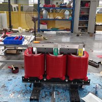 Transformateur sec 100 kVA triphasé 33 kV monophasé/triphasé à résine moulée modèle SCB-250/33 Marque Nachuan Usage industriel IEC