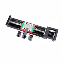 Module de table coulissante à double rail de haute précision, personnalisable, pour poste de travail CNC électrique, avec vis à billes et mouvement linéaire