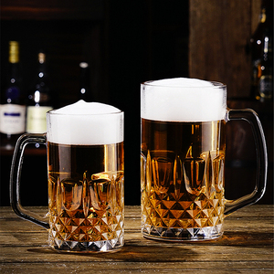 Verres à <span class=keywords><strong>bière</strong></span> modernes Vasos <span class=keywords><strong>1L</strong></span>, style allemand épaissi avec motif gaufré, personnalisables pour bar et hommes - Product Image 5