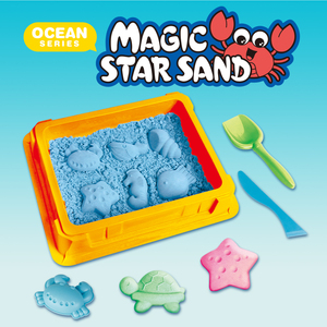 Kit de Manualidades Interactivo, Serie Océano, Set de Modelado de Estrellas Mágicas con Arena Móvil para Niños, Juego Creativo e Inteligente - Product Image 2