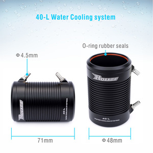 Moteur micro DC sans balais Wang Expert 4074 4082 4092 avec gaine de refroidissement par eau pour bateau RC à l'échelle 1:12, 8 canaux, portée 200m, caméra 1080P - Product Image 1