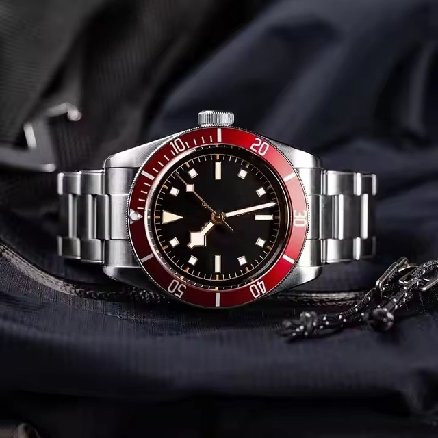 GMS GMS-179 Men's Casual Mechanical Fashion Stainless Steel Wristwatch 100M Waterproof Luminous Pointer 42mm Chronograph Folding
