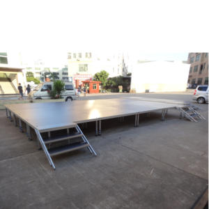 Escenario portátil telescópico de aluminio para DJ, escenario para exteriores - Product Image 4