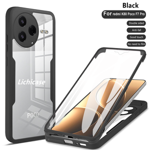 Lichicase Thiết Kế Sang Trọng 360 Bảo Vệ Đầy Đủ Rõ Ràng Cover Quay Lại Cho <span class=keywords><strong>Redmi</strong></span> K90 K90 Pro Max Chống Sốc Điện Thoại Trường Hợp - Product Image 3