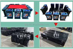 เครื่องเกมตกปลา QIQU ทนทาน สำหรับ 10 คน ขนาด 65 นิ้ว เครื่องเกมอาร์เคดแบบฝึกทักษะ สำหรับศูนย์เกมบันเทิงในสหรัฐอเมริกา - Product Image 2