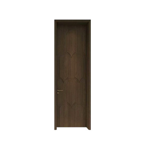 Puerta interior de madera sin pintar, material base WPC, puerta de dormitorio insonorizada, puerta de baño interior resistente a la humedad, resina. - Product Image 1
