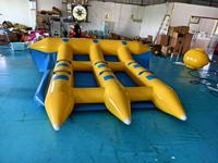 Bateau banane gonflable tractable pour 6/8 personnes, modèles Flying Fish et Banana Boat, grandes et petites tailles