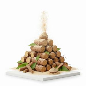 Extrait d'herbes sauvages en poudre d'Ashwagandha, concentration à 80 %, qualité cosmétique pour applications alimentaires, cosmétiques et boissons - Product Image 1